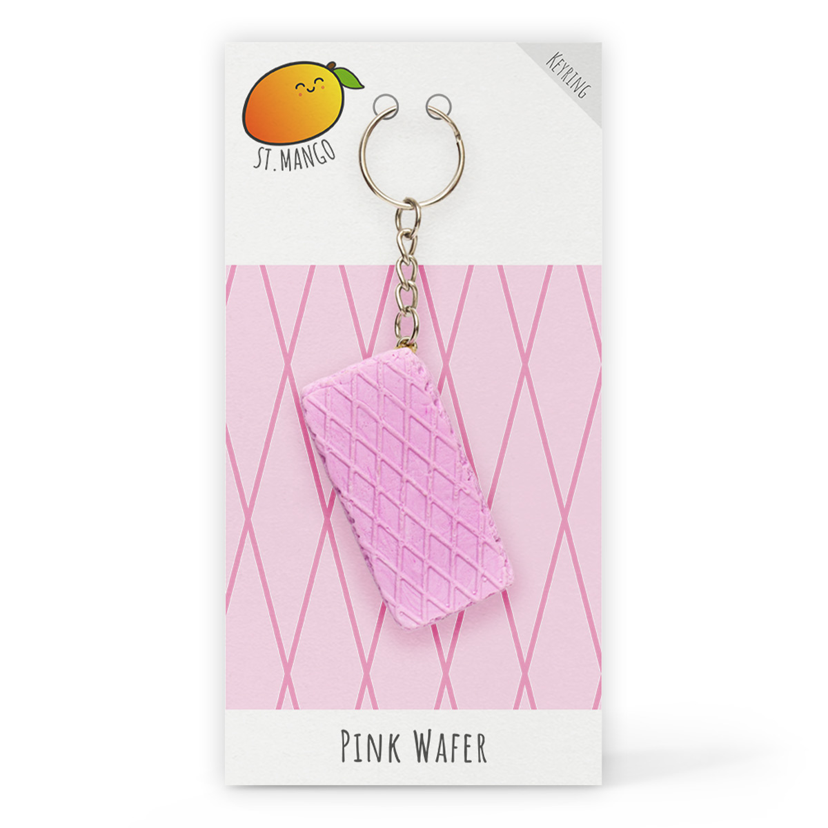 Keyring Pink Torch Emu - Alperstein Designs main image 0