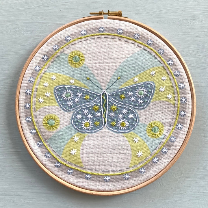 Butterfly embroidery kit Wee Green Place